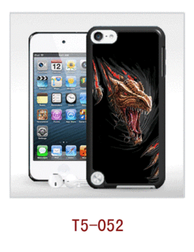 Δεινόσαυρος εικόνα 3d περίπτωση για χρήση Ipod Touch5, υπόθεση με την 3d εικόνα, Pc περίπτωση καουτσούκ επίστρωση, ανθεκτικό στο νερό,