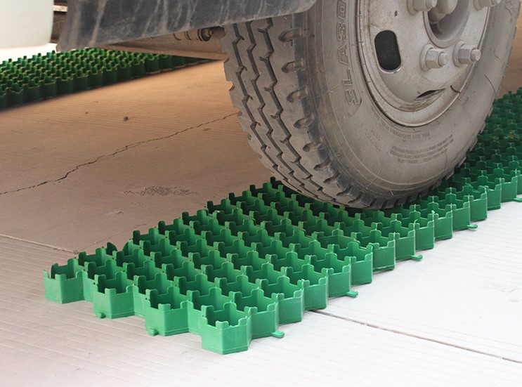 HDPE Grass Pvery Grid Parking Lot Green Black