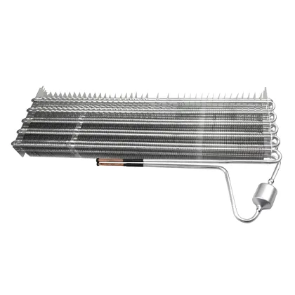 Aluminum evaporator for small-space home AC