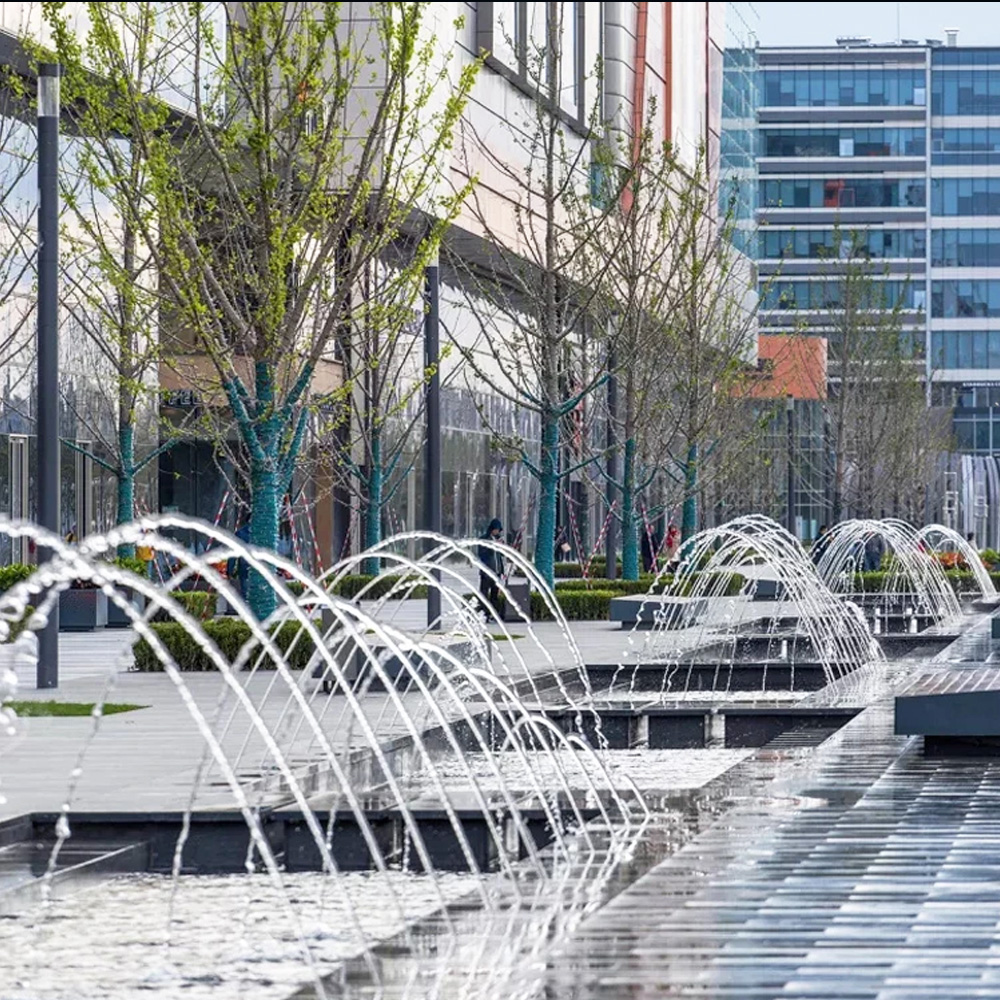 jumping water fountain