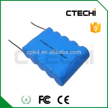 18V/18.5V Li-ion 18650 protected battery pack 1P5S