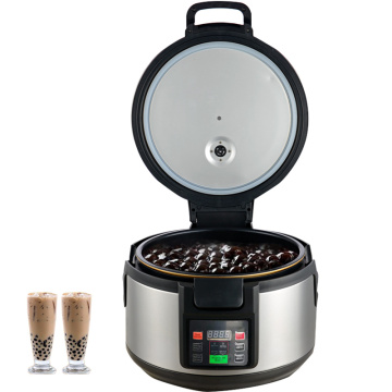 Commercial Fully Automatic Pearl Pot 16 Liter Milk Tea Shop Equipment Boba Machine