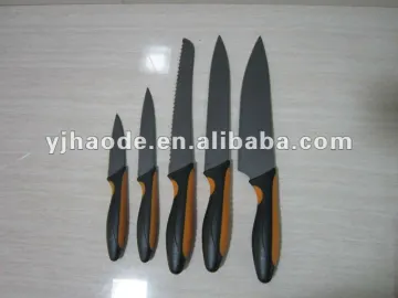 magic teflon knife set non-stick knife set