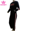 Black and Red Striped Boys Cheerleader Attire