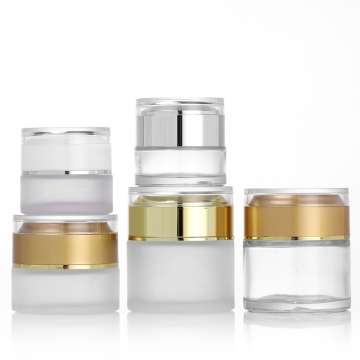 Luxury Elegant Glass Packaging Set for Skincare and Cosmetics