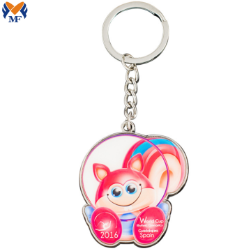 Metal Craft Custom Printing T Shirt Keychain