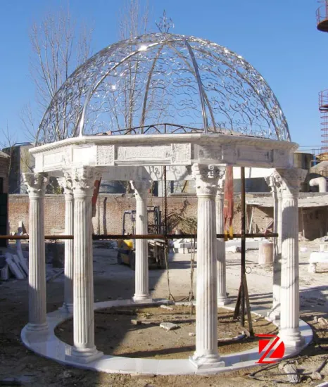 Outdoor garden marble gazebo