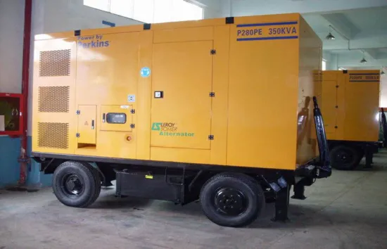 175kva Trailer Mounted Generator Sets , Mobile Diesel Generators