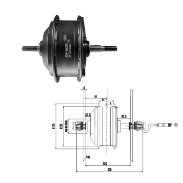 Electric bicycle motor 48V/350W