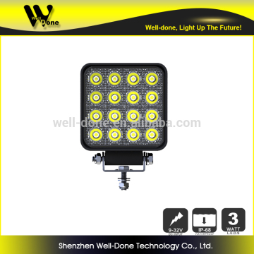 Factory Direct Offer Light Dancer Hot super bright IP68 48W Automotive LED work light