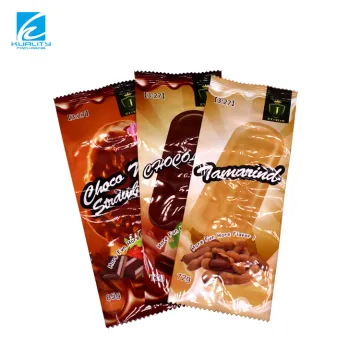 Custom Printed Plastic Ice Popsicle Packaging Bags for Ice Cream