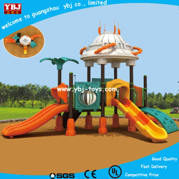 Outdoor plastic playground slide for kids