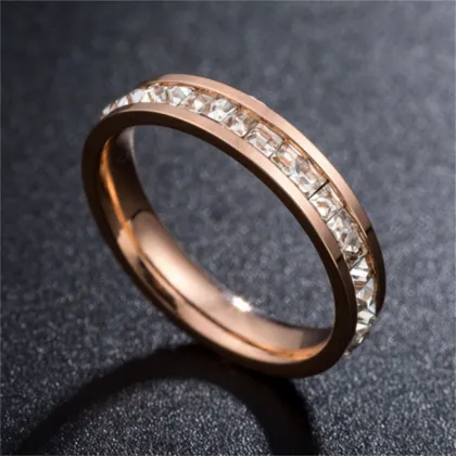 Rose Gold Anniversary Ring