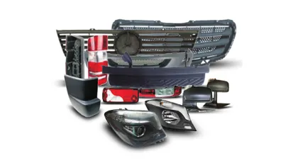 Replacement American Truck Parts 21-26020-006 21-26020-011 Black Central Bumper for FREIGHTLINER COLUMBIA