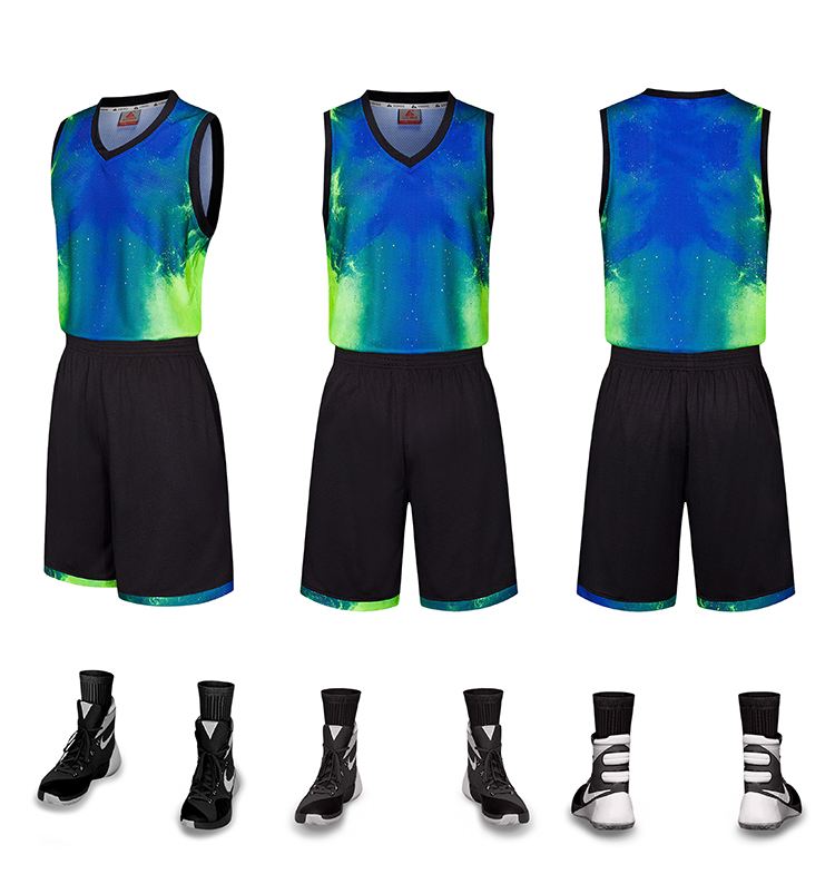 Uniforme de baloncesto único para hombres.