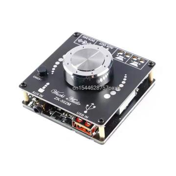 502M DC5-24V 12V Mini Wireless 5.0 Power Audio Amplifier Board Stereo AMP Home Theater AUX USB