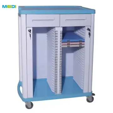 ABS Hospital Medical Record Cart Trolley