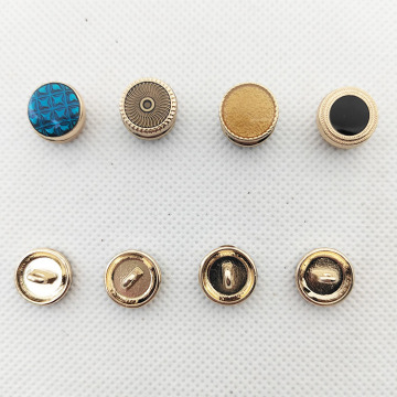 Custom Eco-Friendly Gold Clip Button Covers for Sustainable Clothing Accessories