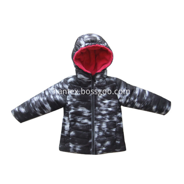 coral fleece coat