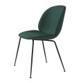 Modern replica gubi beetle chair by velvet fabric