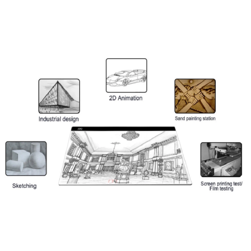 Suron Sketch Pad Light Tracing Piirustus