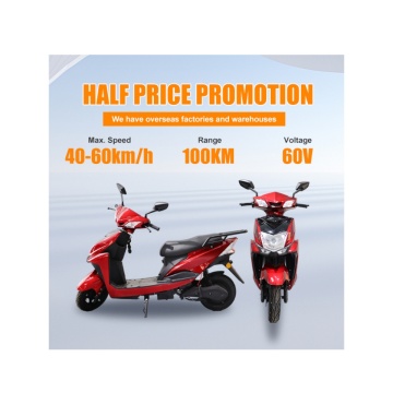 Half Off Full Container: High Power Electric Moped BLDC 1000W 60V 72V 20Ah Adult Electric Motorcycle - Clearance Price