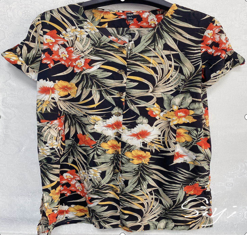Ladies Printed Polyester Skirt