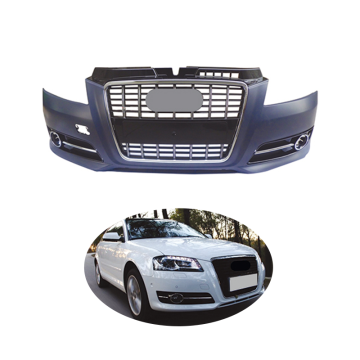 Car Modification Kit: A3 Modified S3 Center Honeycomb Mesh Grille for Audi A3 2008-2011