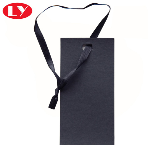 Black color gargments hangtag paper tag