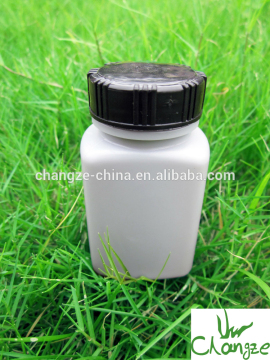 Gray paint touch up bottle with brush