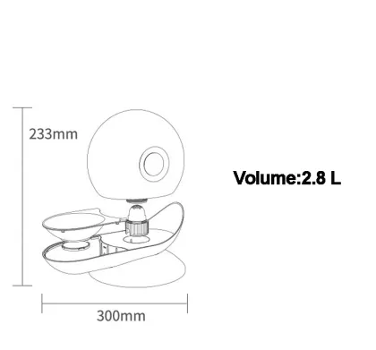 dog cat water automatic dispenser