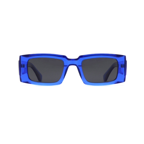 Hot Sale Color Design Rectangle Polarized Acetate Sunglasses