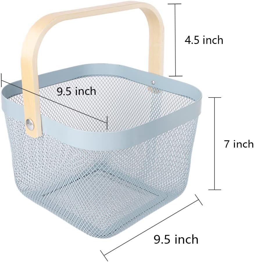 Mesh Steel Storage Organizer Basket