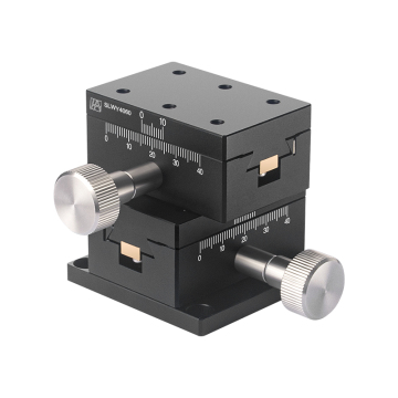 Aluminum Alloy Manual XY-axis Dovetail Groove Stage 60mm