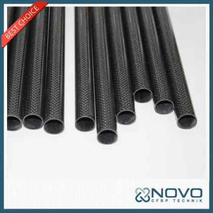 Wholesale high quality 3K 15mm carbon fiber tube for RC hobby