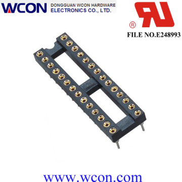 2.54mm H=3.0 15.24 S/T IC Female Base Row Spacing Hole