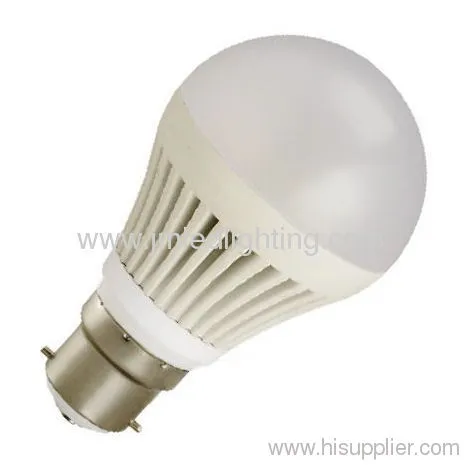 8w Led Light Bulb G60 B22 Plastic Housing 