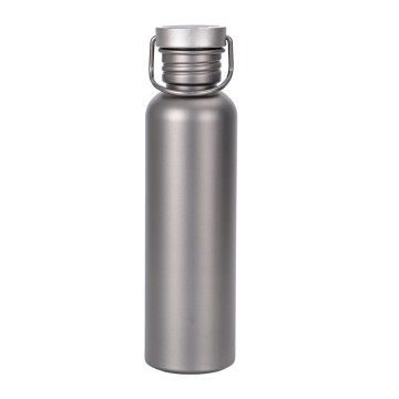Large Capacity Titanium Sports Water Bottle with Lid for Outdoor Activities
