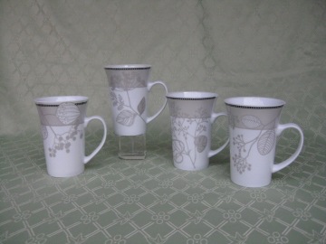 Bone ceramic plant mug
