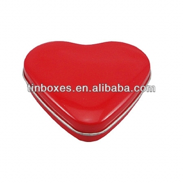 heart shape mints tin box