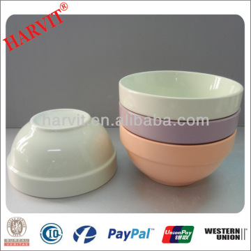 Stoneware Bowl Set - Ceramic Soup and Rice Stackable Bowls for Daily Use