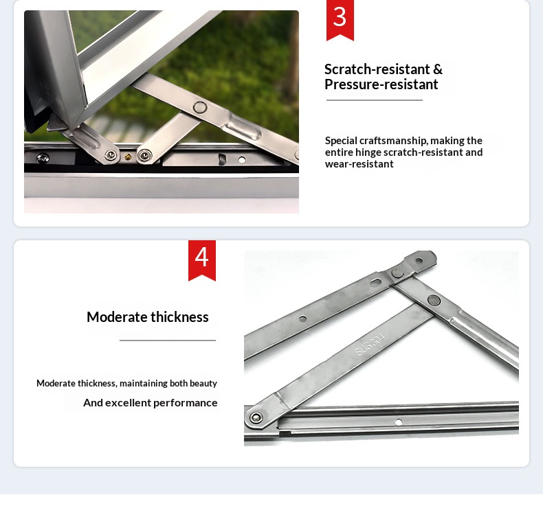 stainless steel window stay