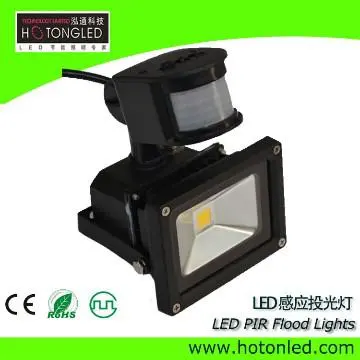 High Brightness energy saving 10w PIR Floodlight led