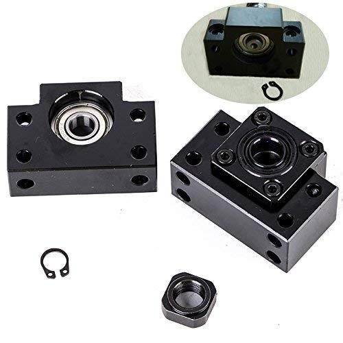 End Supports, Bearing Blocks, and Base for YouQi BK12 & BF12 Ball Screw Systems