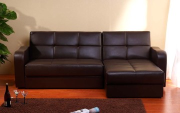 Leather sofa set