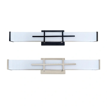 Worbest 36Inch 3CCT Adjustable Black LED Vanity Light AC120V Dimmable CRI80 for Bathroom