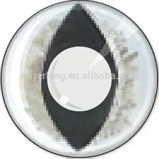 CL144 halloween party style contact lens white snake eye