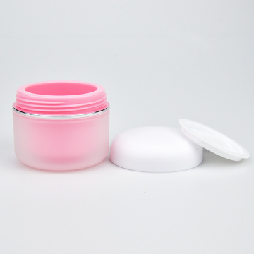 customized color 30g 50g 80g 100g 150g frosted cosmetic package hair face care plastic cream jars