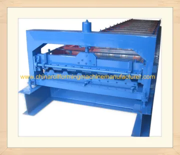 Used roll forming machine for making steel roof tiles