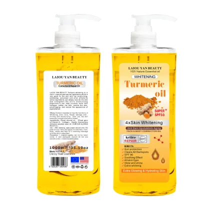 Wholesale Turmeric Essential Oil: Facial Moisturizer & Body Massage Oil for Meridian Heat Relief